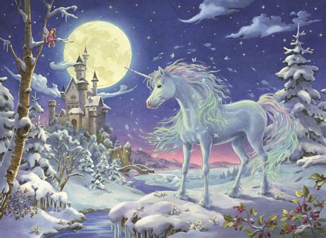 Magidal unicorn christmas